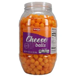 Weis Quality Cheese Balls Barrel