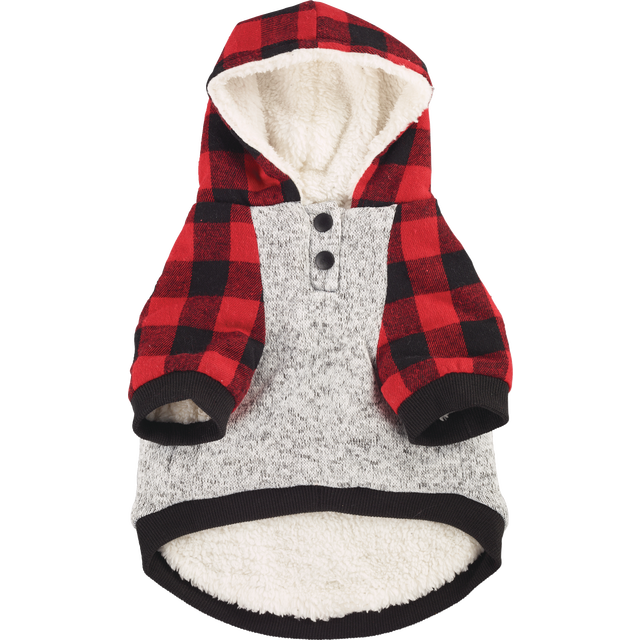 slide 1 of 1, Xm Reindeer&Truck Plaid Slleev, 1 ct