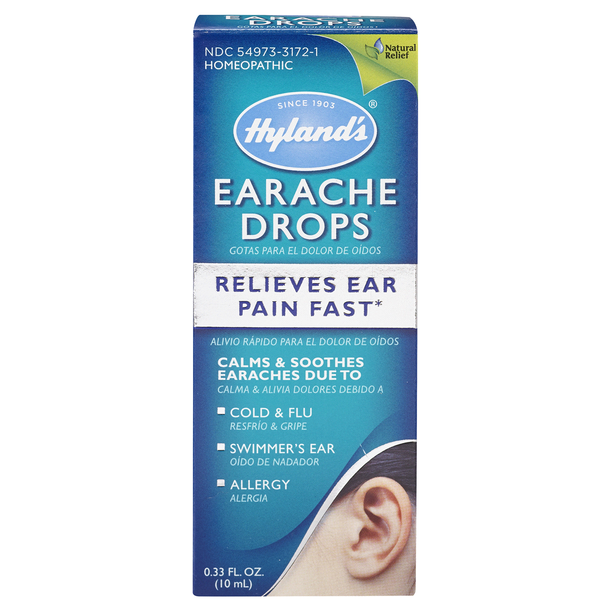 slide 1 of 1, Hyland's Ear Ache Drops, 0.33 oz