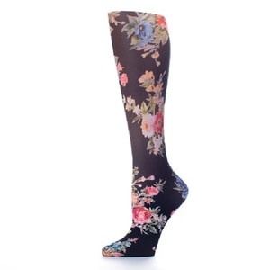 slide 1 of 1, Celeste Stein Renee's Garden 8-15 Mmhg Compression Socks, 1 ct