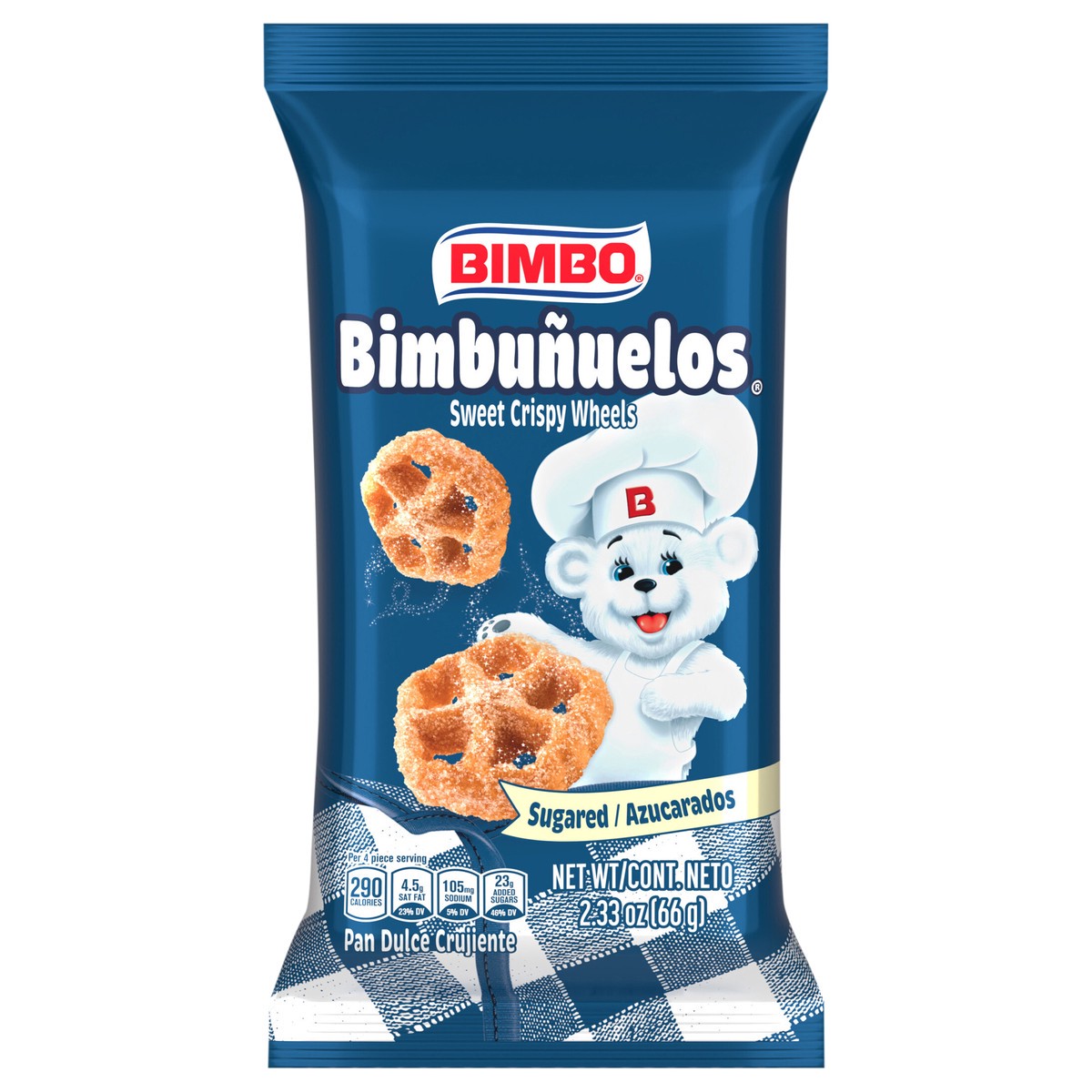 slide 1 of 9, Bimbo Bimbuñuelos Sweet Wheels, 2.33 oz, 2.33 oz