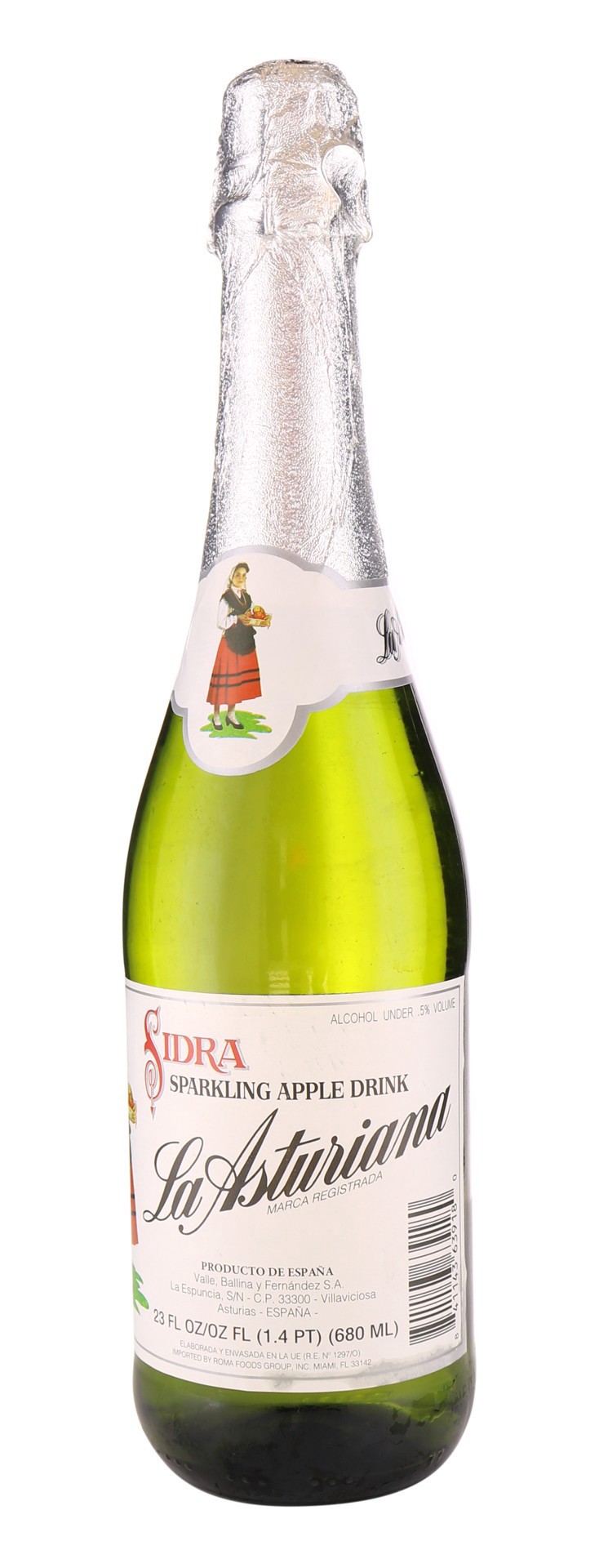 slide 1 of 1, La Asturiana Sidra, 23 fl oz