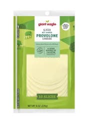 Giant Eagle Sliced Provolone Cheese