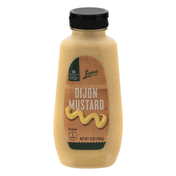 slide 1 of 1, Lowes Foods Dijon Mustard, 12 oz