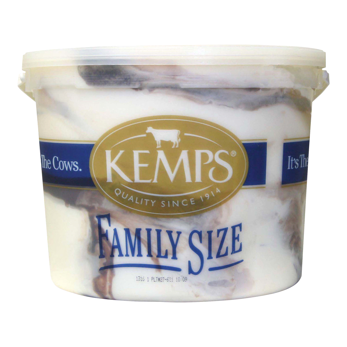 slide 1 of 6, Kemps Chocolate Swirl Ice Cream Family Size, 1.03 gal