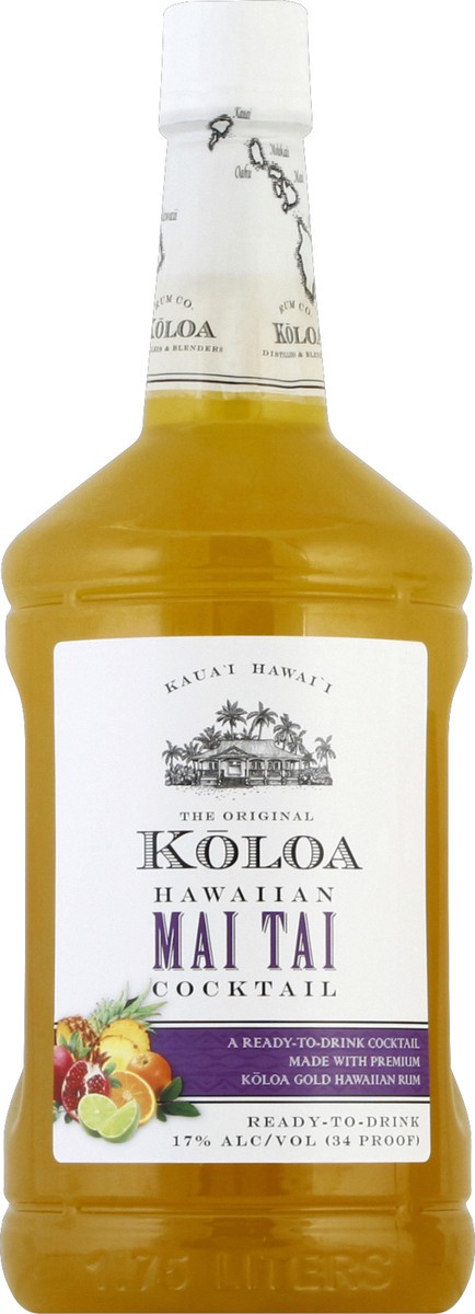 slide 2 of 2, Koloa Mai Tai Cocktail 1.75 lt, 1.75 liter