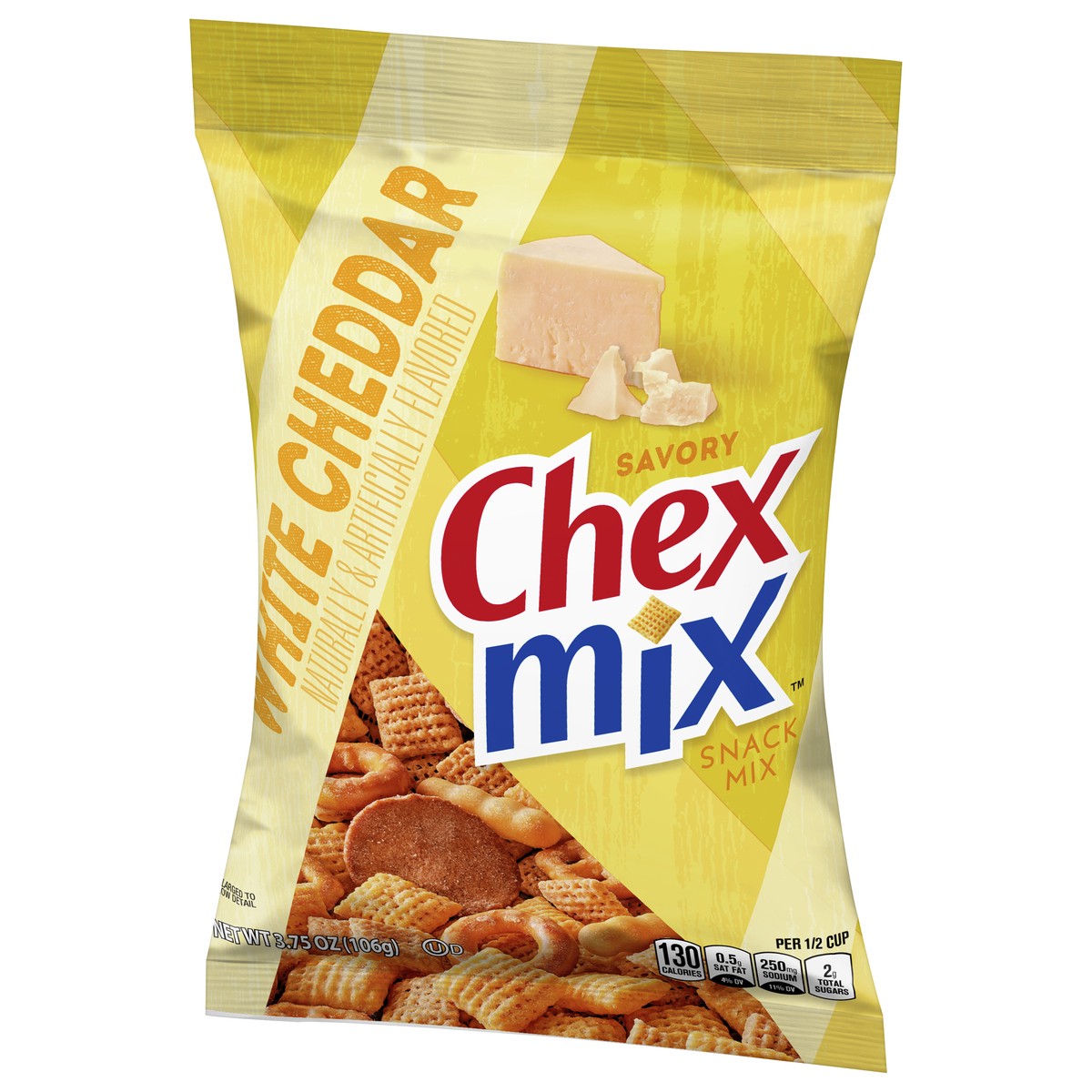 slide 2 of 13, Chex Mix Savory White Cheddar Snack Mix, 3.75 oz