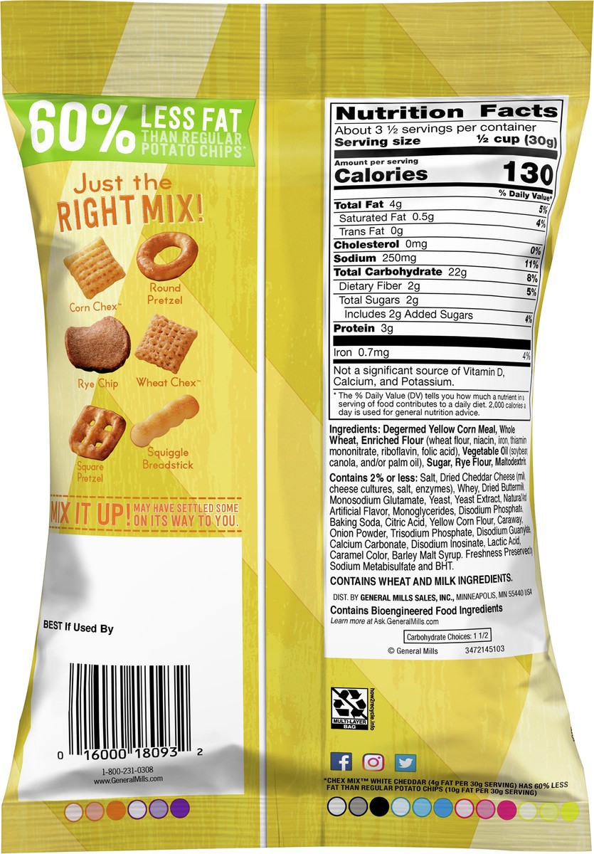 slide 12 of 13, Chex Mix Savory White Cheddar Snack Mix, 3.75 oz