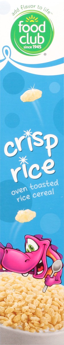 slide 7 of 11, Food Club Crisp Rice Cereal, 12 oz