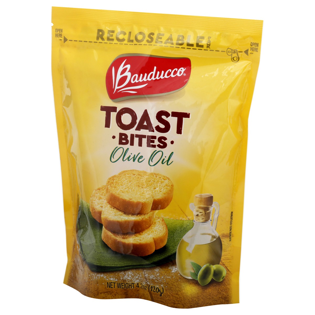 slide 12 of 12, Bauducco Olive Oil Toast Bites 4.2 oz, 4.2 oz