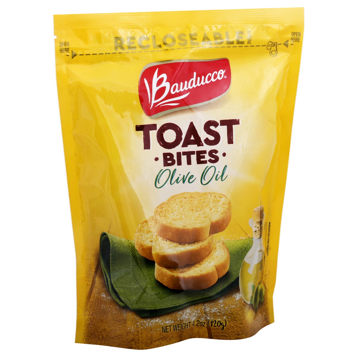 slide 11 of 12, Bauducco Olive Oil Toast Bites 4.2 oz, 4.2 oz