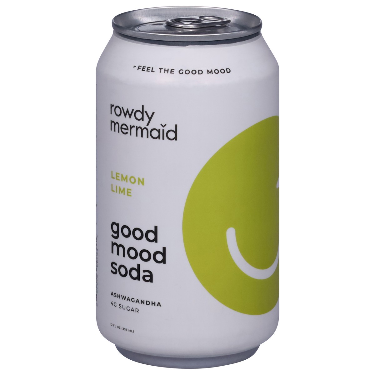 slide 9 of 13, Rowdy Mermaid Ashwagandha Lemon Lime Soda - 12 fl oz, 12 fl oz