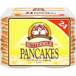 De Wafelbakkers Frozen Buttermilk Pancakes, 24 Count Pack
