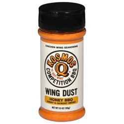 Kosmos Q Wing Dust Honey BBQ Chicken Wing Seasoning 5.5 oz