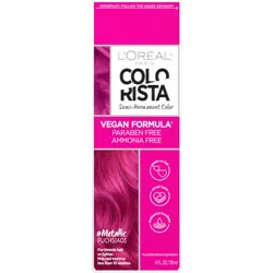 L'Oréal Colorista Semi-Permanent Hair Color, Metallic Pink