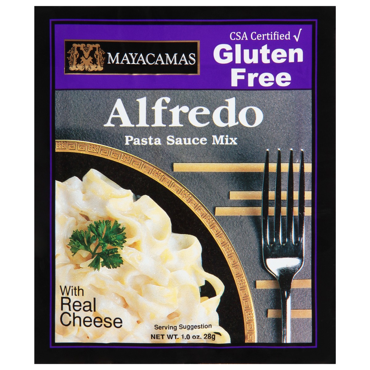 slide 1 of 9, Mayacamas Gluten Free Alfredo Pasta Sauce Mix 1.0 oz, 1 oz