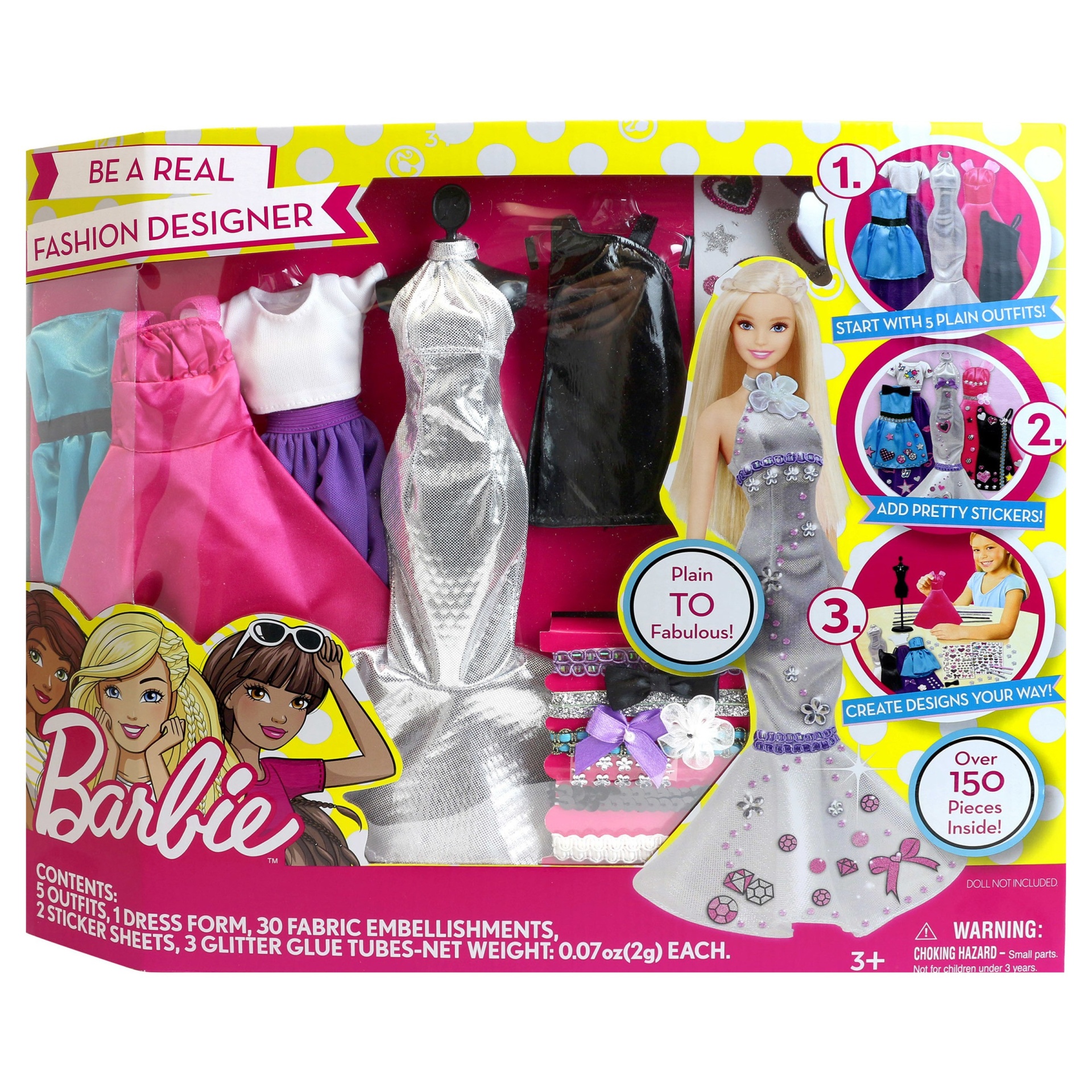 slide 1 of 6, Barbie Be A Fashion Designer, 1 ct