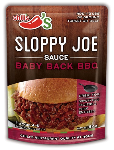 slide 1 of 1, Chili's Sloppy Joe Sauce, Baby Back BBQ, 8 oz