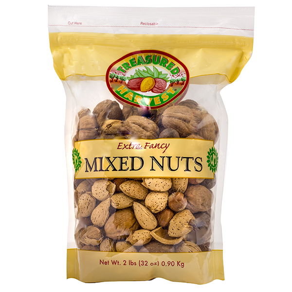 slide 1 of 1, Treasured Harvest Mixed Nuts In Shell, 2 lb