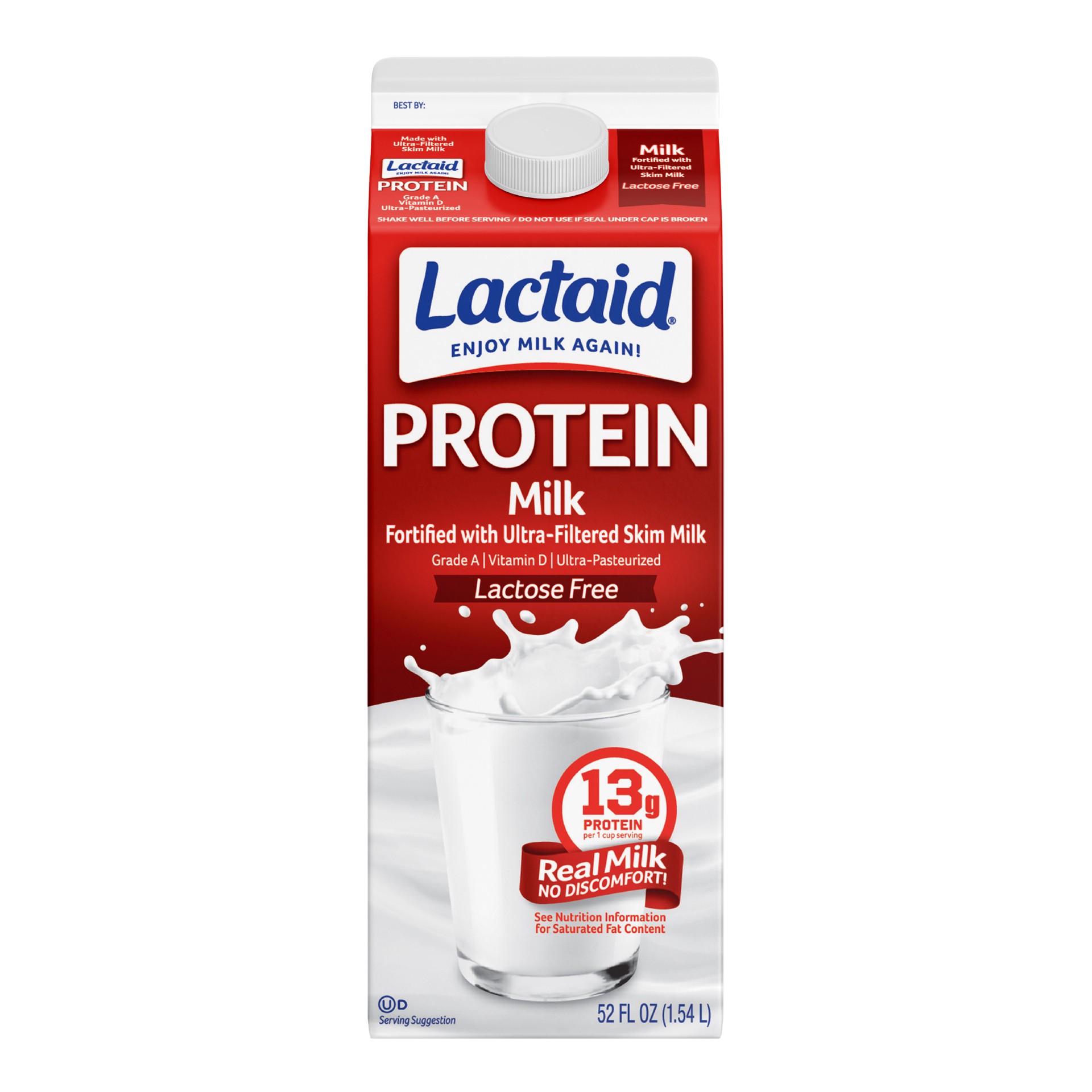 slide 1 of 1, Lactaid Protein Whole Milk, 52 oz, 52 oz