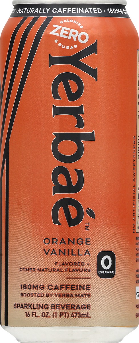 slide 2 of 13, Yerbaé Orange Vanilla Sparkling Water, 16 fl oz