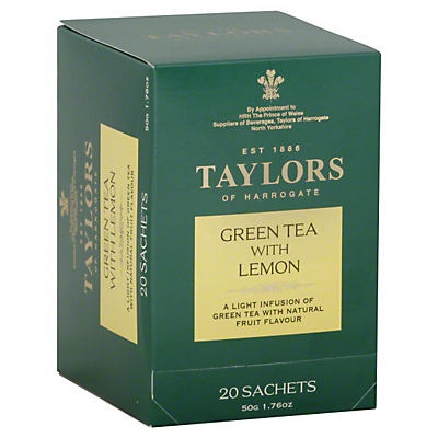 slide 1 of 1, Taylors of Harrogate Green Tea With Lemon, 50 gram