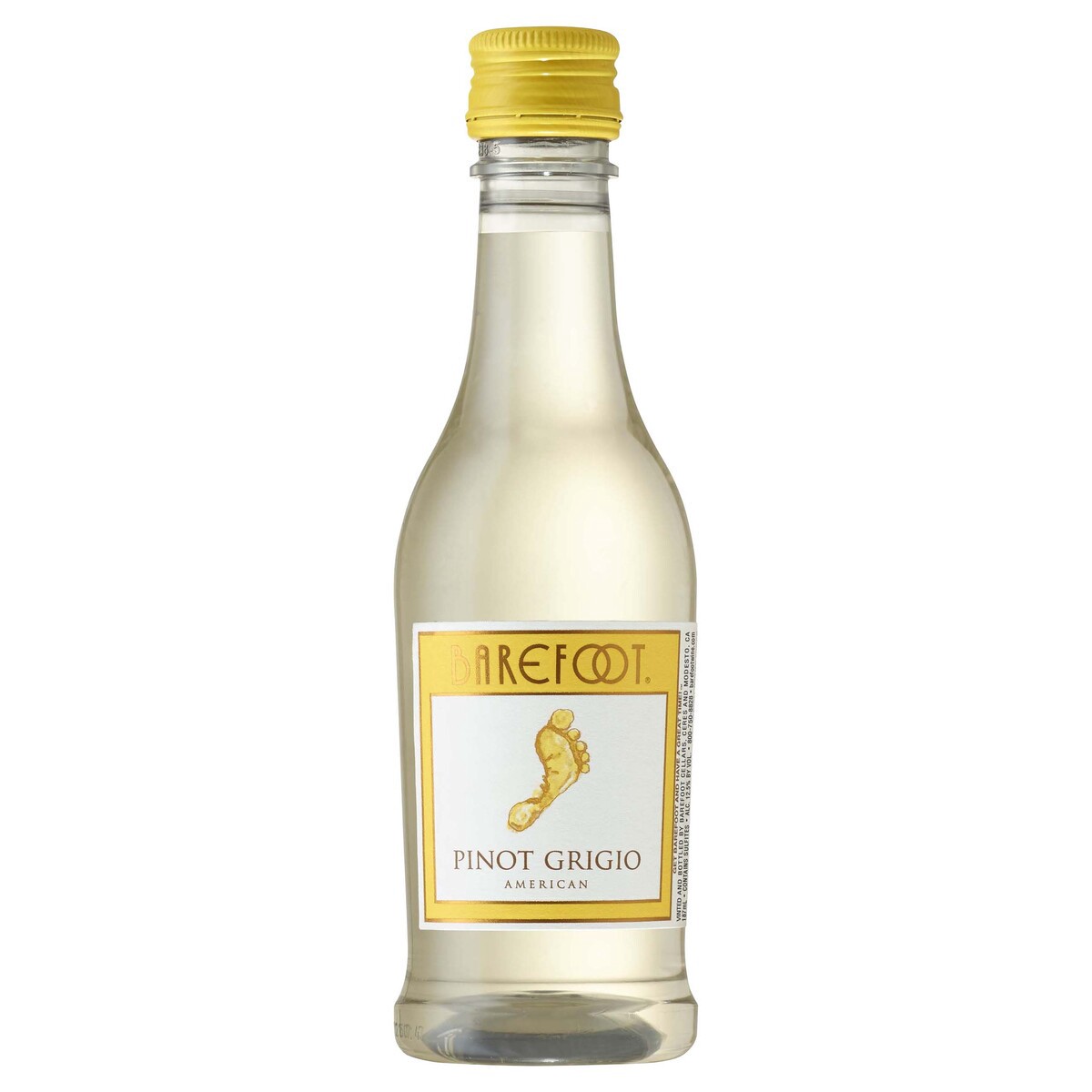 slide 1 of 11, Barefoot White Wine, 187 ml