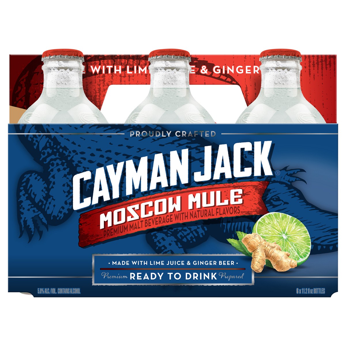 slide 1 of 5, Cayman Jack Moscow Mule 6pk, 6 ct