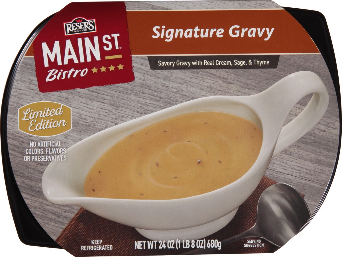 slide 8 of 9, Reser's Gravy, 24 oz