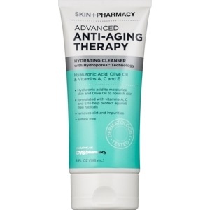 slide 1 of 1, Skin + Pharmacy Skin + Pharmacy Advanced Anti-Aging Therapy Hydrating Cleanser, 5 oz