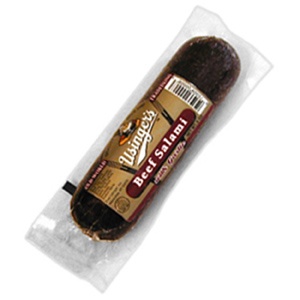 slide 1 of 1, Usinger's Beef Salami Chub, 8 oz