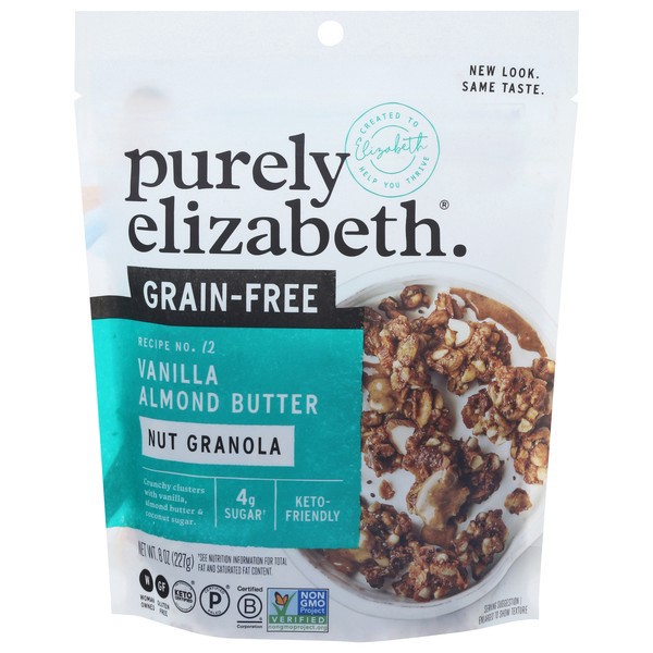 slide 1 of 1, Purely Elizabeth Vanilla Almond Butter Granola, 8 oz