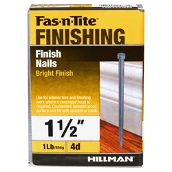 Hillman Fas-N-Tite Bright Finishing Nails