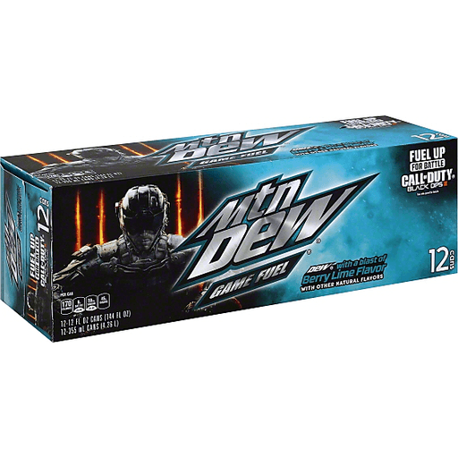 slide 1 of 1, Mountain Dew Berry Lime, 12 ct; 12 fl oz