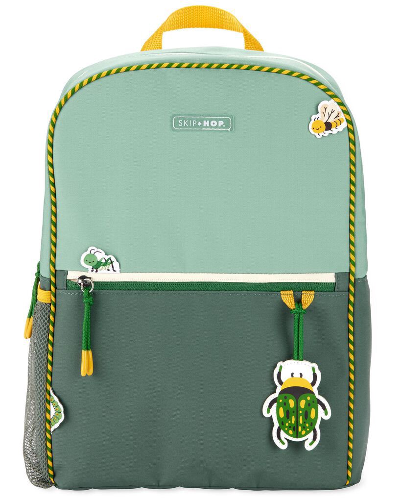 slide 2 of 3, Skiphop Wander Kids Backpack - Bugs Green NS, 1 ct
