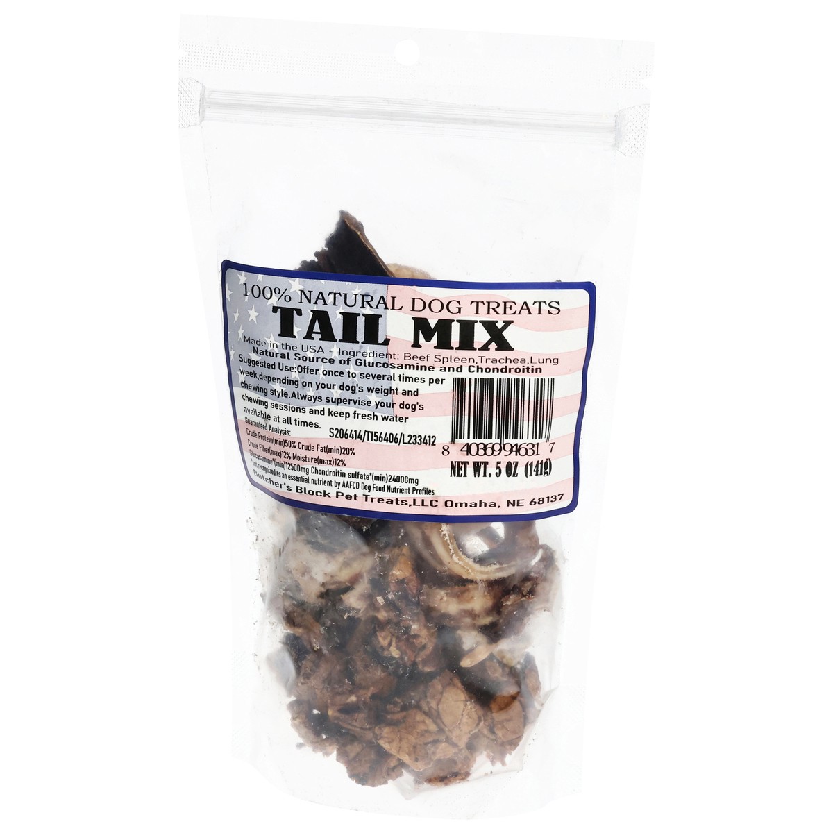 slide 4 of 4, Butcher's Block Tail Mix 100% Natural Dog Treats 5 oz, 5 oz
