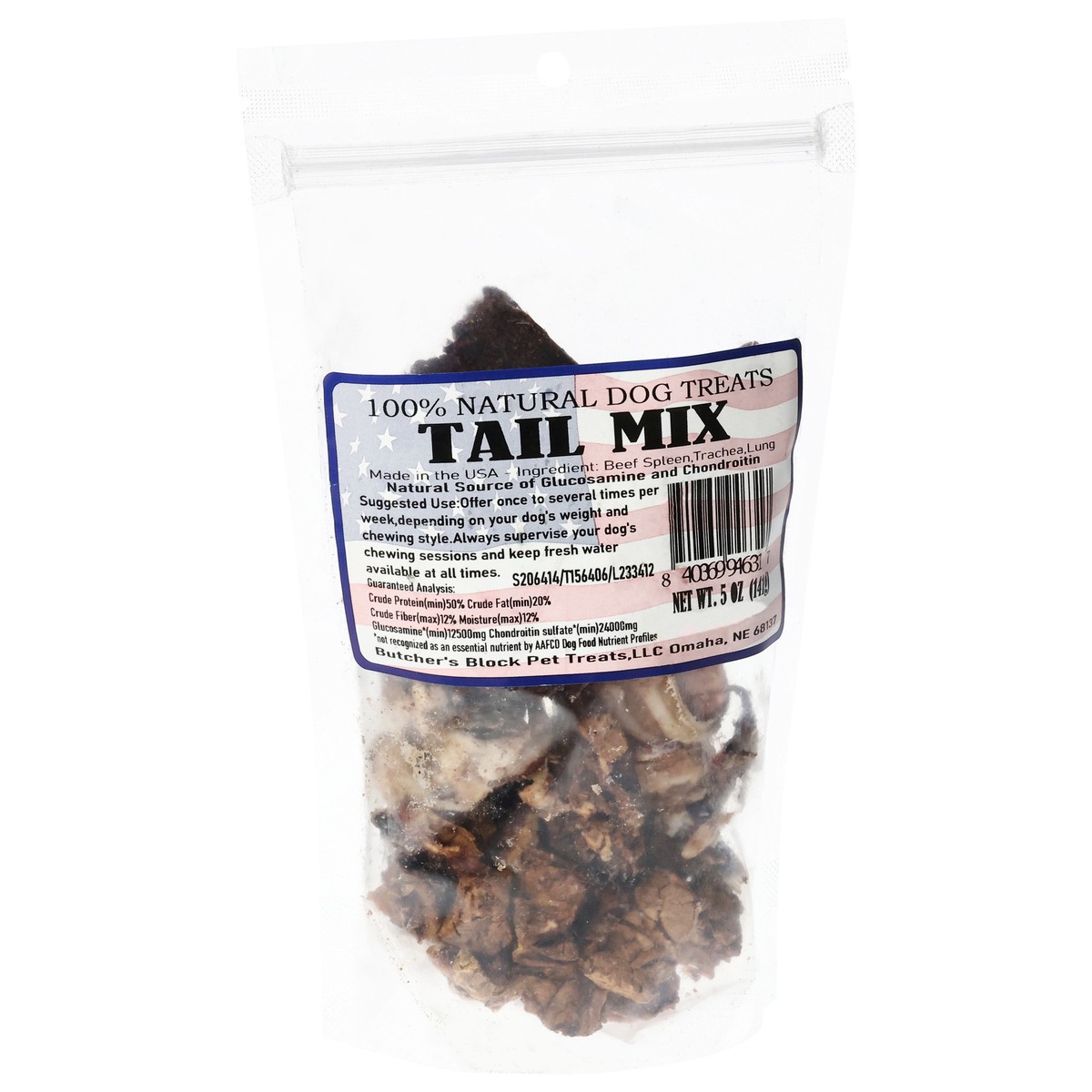 slide 2 of 4, Butcher's Block Tail Mix 100% Natural Dog Treats 5 oz, 5 oz