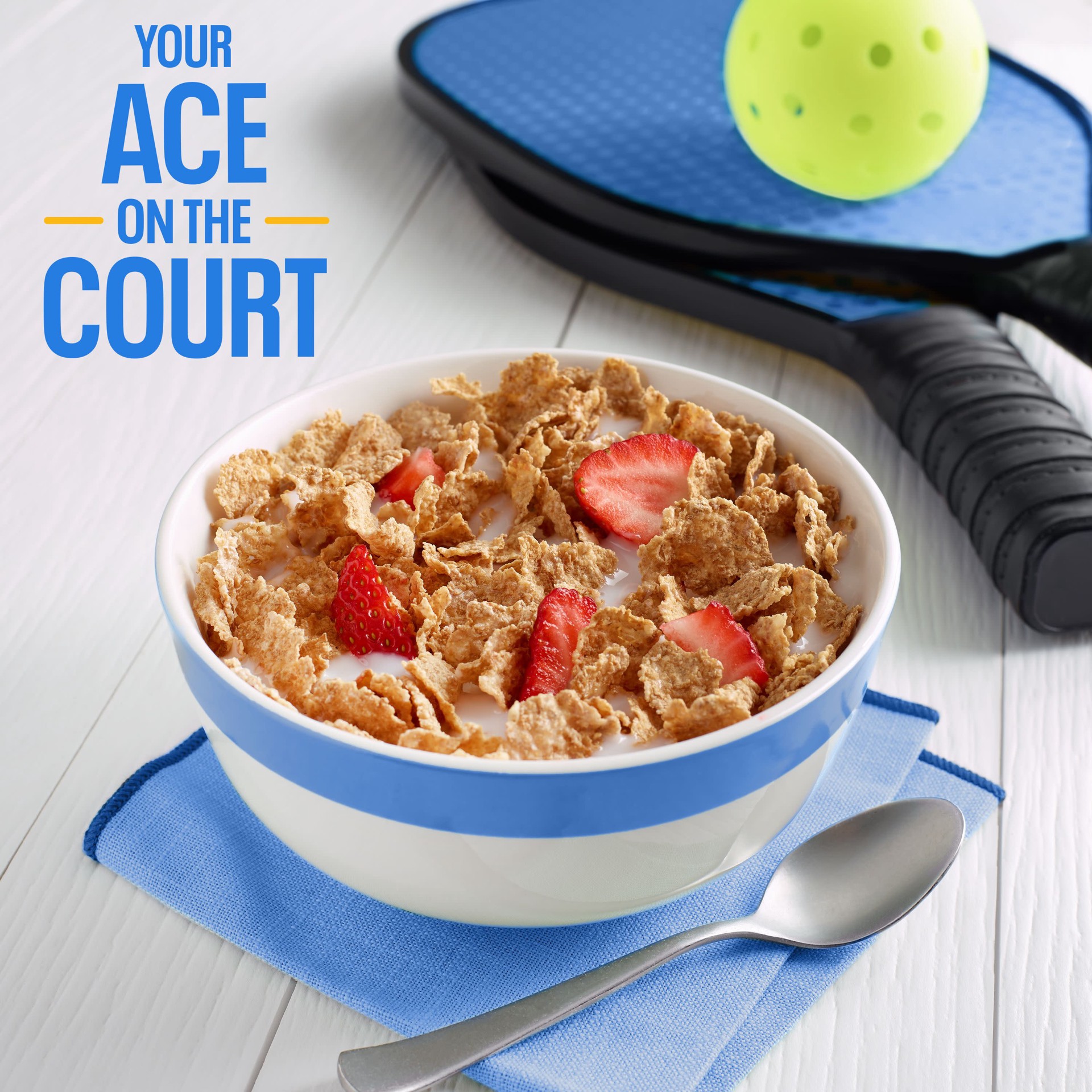 slide 2 of 5, Kellogg's Frosted Bran Breakfast Cereal Original, 12.7 oz, 12.7 oz