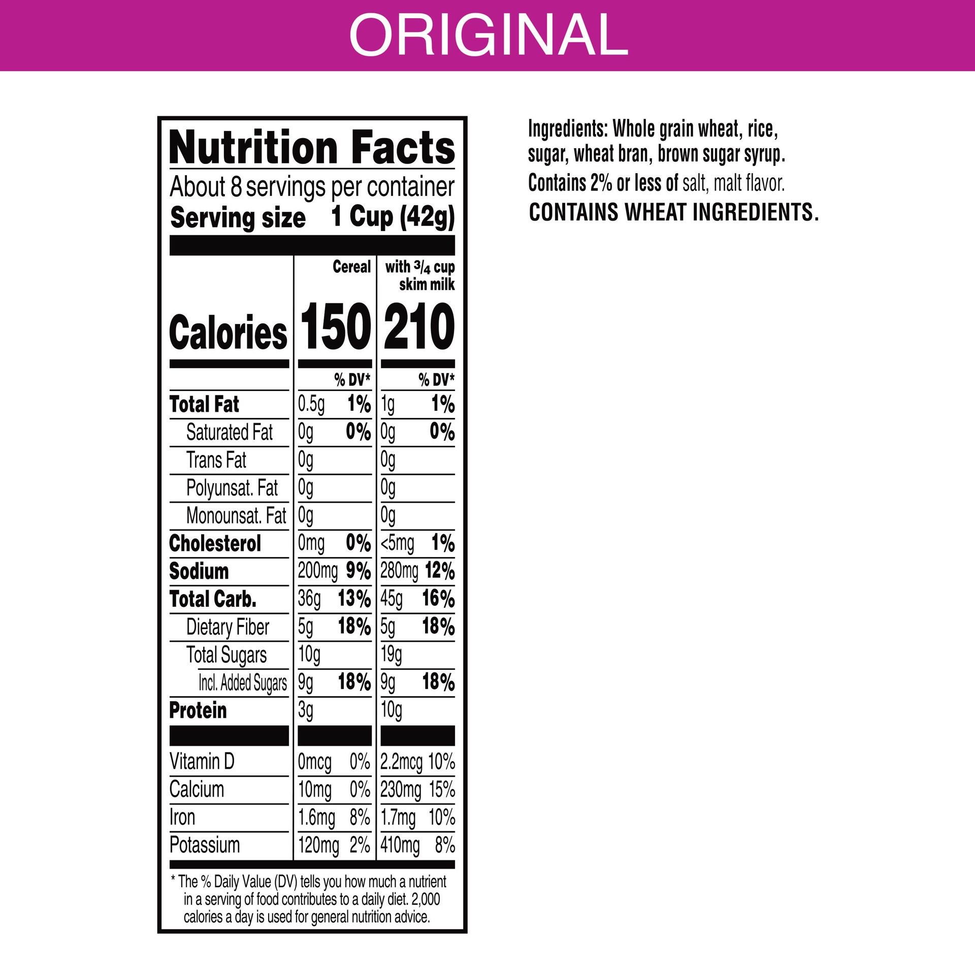 slide 3 of 5, Kellogg's Frosted Bran Breakfast Cereal Original, 12.7 oz, 12.7 oz
