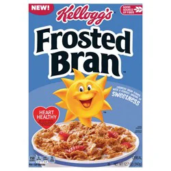 Kellogg''s Frosted Bran Breakfast Cereal, Fiber Cereal, Family Breakfast, Original, 12.7oz Box (1 Box)