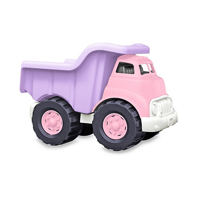 slide 1 of 3, Green Toys Toy Dump Truck Pink, 1 ct