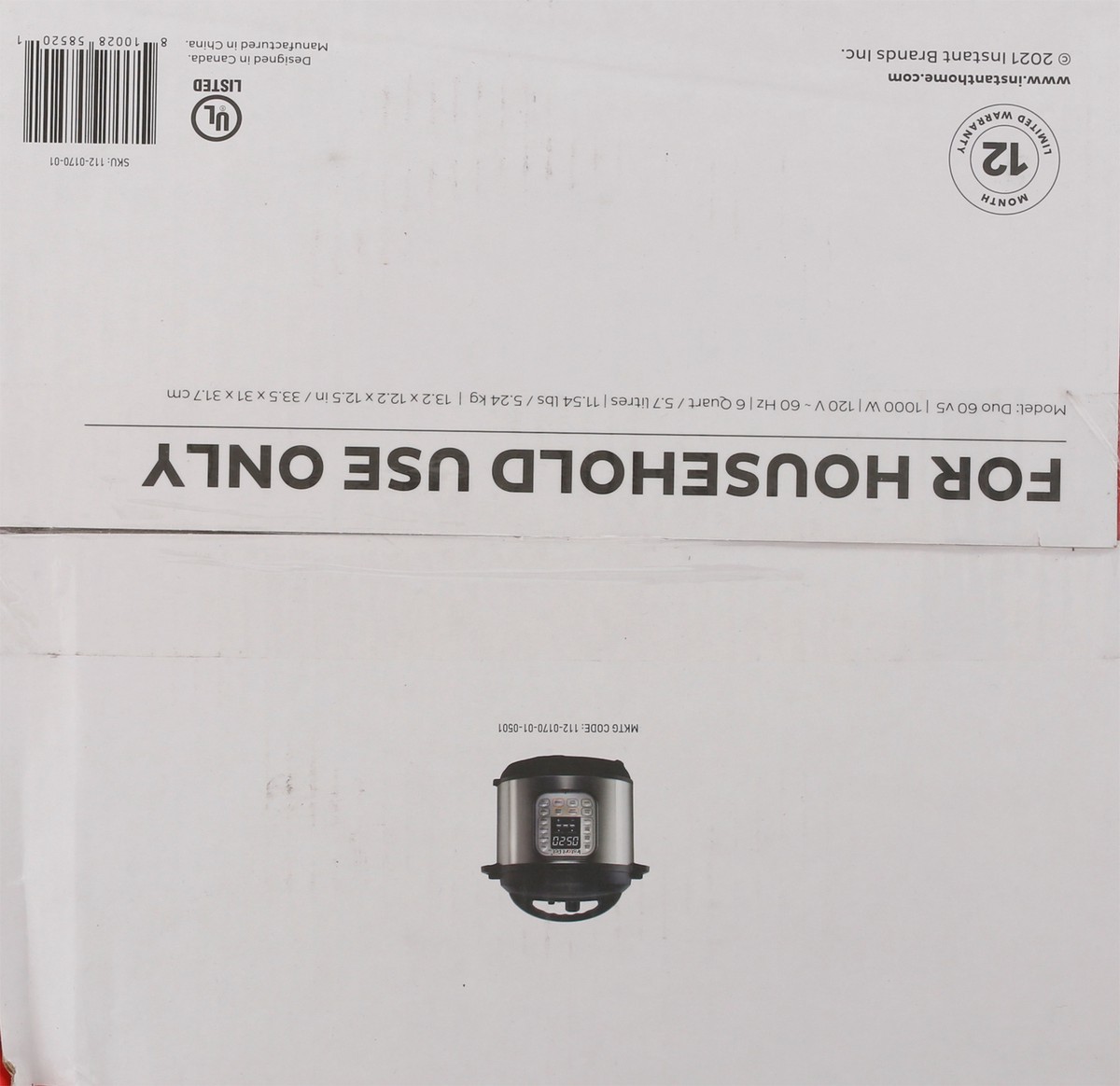 slide 8 of 9, Instant Pot Duo 6 Quarts 7 in 1 Multi-Cooker 1 ea, 1 ct