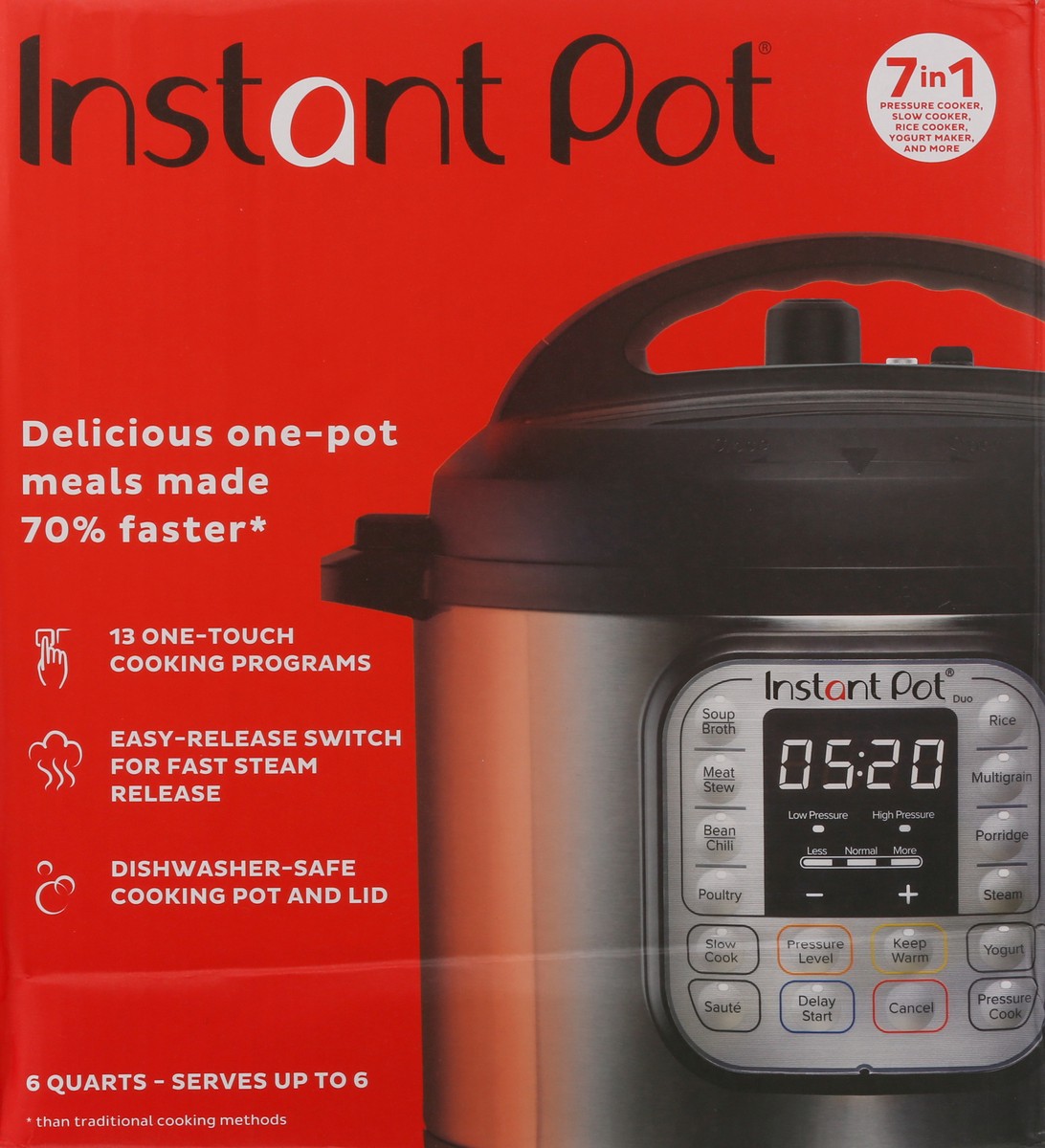slide 9 of 9, Instant Pot Duo 6 Quarts 7 in 1 Multi-Cooker 1 ea, 1 ct