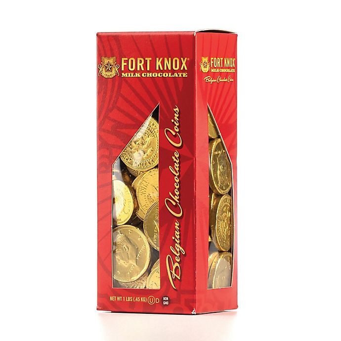 slide 1 of 1, Fort Knox Gold Coin Tower Box, 16 oz