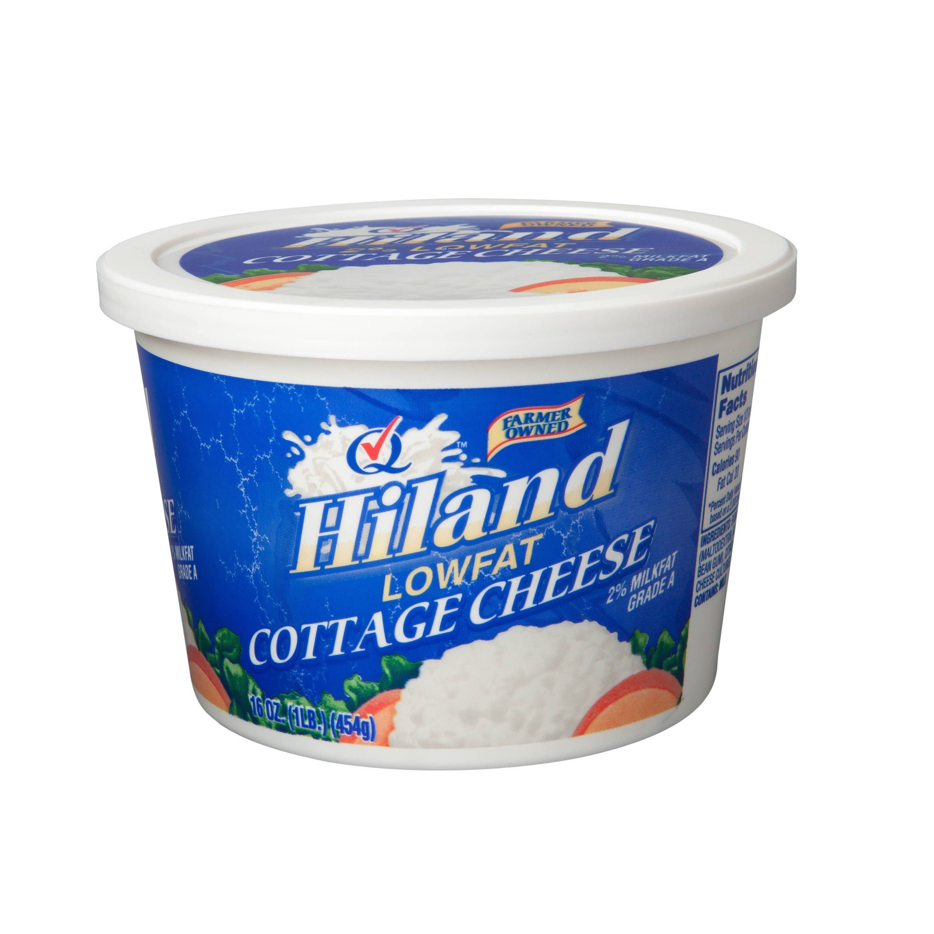 slide 1 of 1, Hiland Dairy Cottage Cheese 16 oz, 16 oz