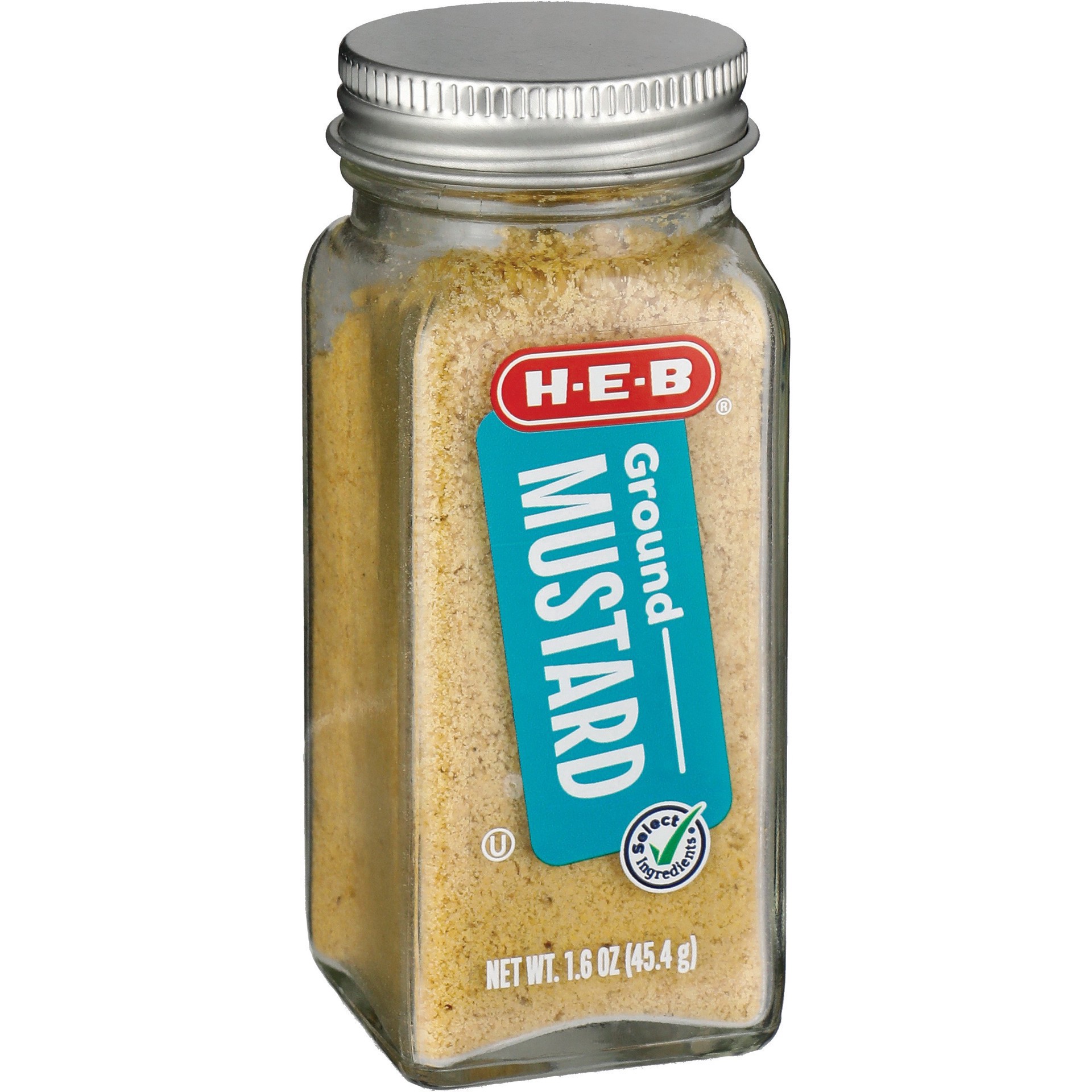slide 1 of 1, H-E-B Ground Mustard, 1.6 oz