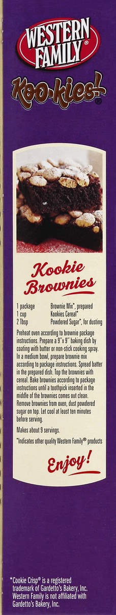 slide 3 of 6, Western Family Kookies Cereal, 11.25 oz