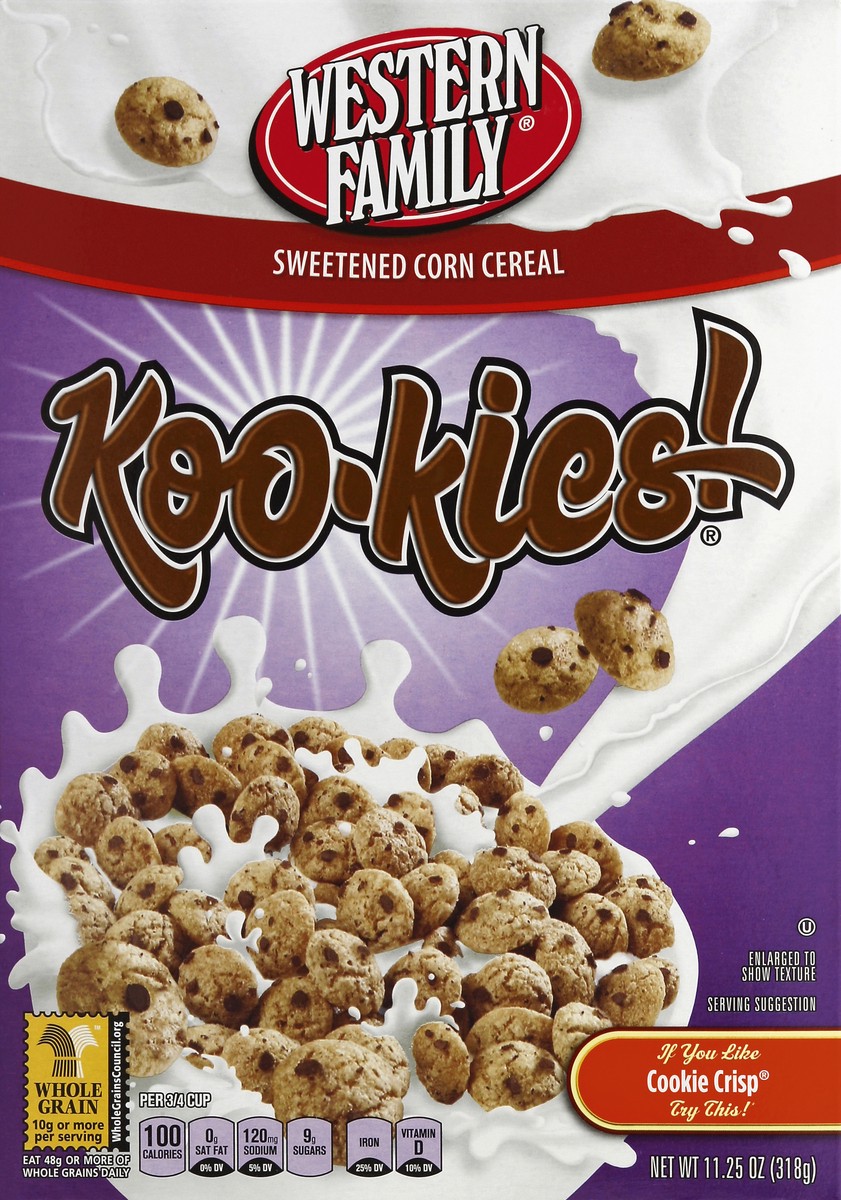 slide 5 of 6, Western Family Kookies Cereal, 11.25 oz