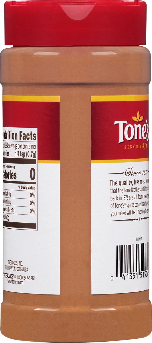 slide 8 of 8, Tone's Ground Cinnamon, 8 oz