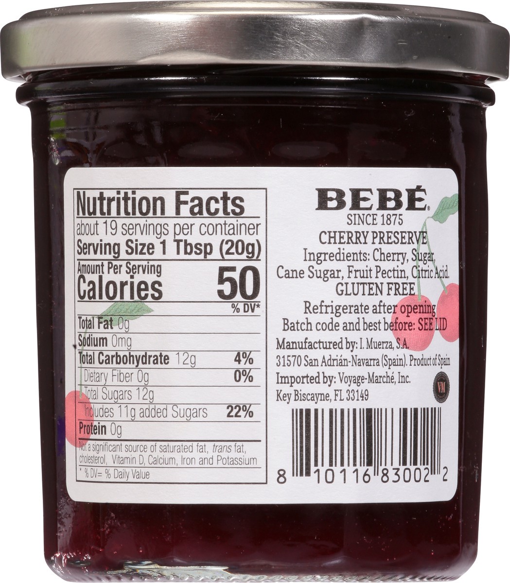 slide 9 of 14, Bebe Cherry Preserve - 13 Oz, 13 oz